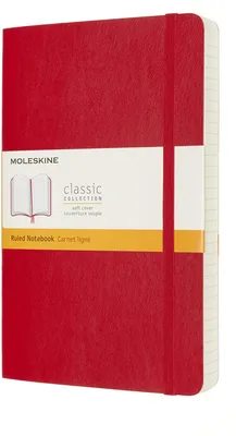 Image de Moleskine classic, Carnet de notes Étendu Large/A5 Ligné, Rouge écarlate