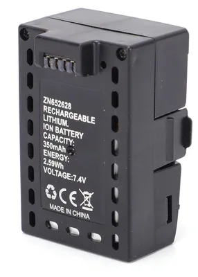 Produktbild von Ersatzakku für RC ERA C032 UH-1 ferngesteuerten Hubschrauber, 7,4 V, 350 mAh, LiPo, hohe Leistung, geringes Gewicht, verlängerte Flugzeit, 2 Stück