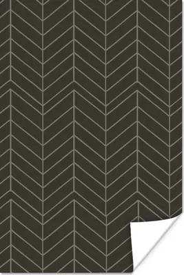 Produktbild von MuchoWow® Poster Muster - Luxus - Grau - Braun 80x120 cm - Papierdruck