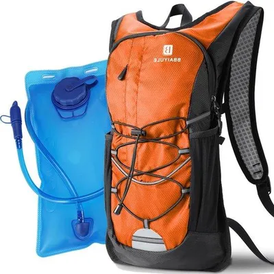 Obrázek produktu pro Hydratační batoh s 2l vodním měchýřem - bez BPA - turistika Běh Cyklistika Trekking