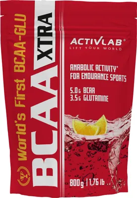 Produktbild von Activlab BCAA Xtra Instant 800g, L-Leucin, L-Isoleucin, L-Valin - Zitrone