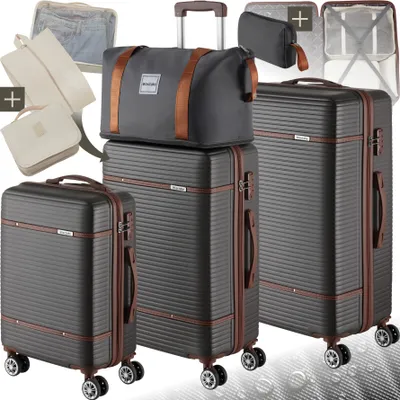 Produktbild von Reisekofferset Madison 13-teilig, Hartschalen aus robustem ABS-Kunststoff