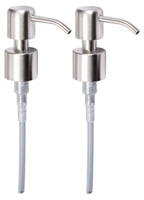 Produktbild von Seifenspender aus Edelstahl für Flaschen mit 22-mm-Gewinde, gebürstete Oberfläche (2)
