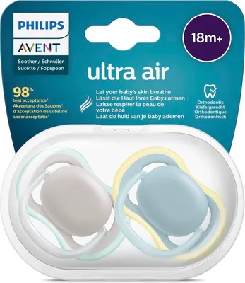 Obrázok produktu pre Philips AVENT Cumlk Ultra air 18m+ neutral 2 ks
