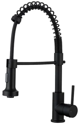 Image de Plimo mitigeur évier à douchette mobile noir mat Essebagno