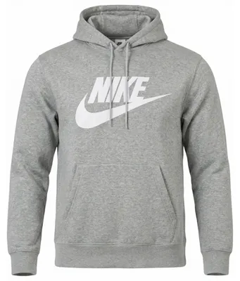 Produktbild von Nike Kapuzenpullover Club Fleece Hoodie Herren, Größe:M, Farbe:Grau