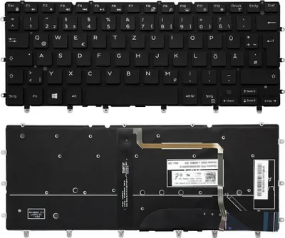 A top-down view of a laptop keyboard and its underside.