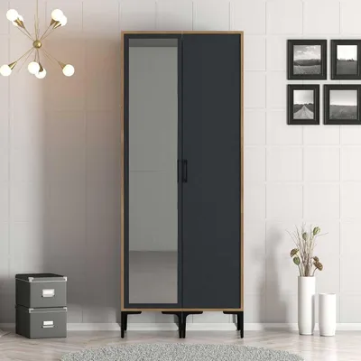 Obrázok produktu pre Skye Decor, Šatníková skri?a - Kiara RS (antracit + orech)