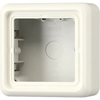Produktbild von JUNG CD 581 A W - Weiß - Duroplast - 85 mm - 85 mm - 4,7 cm - 1 Stück(e)