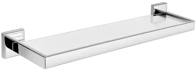 Zdjęcie produktu dla Półka ścienna do łazienki Alto - chrom - 60 cm