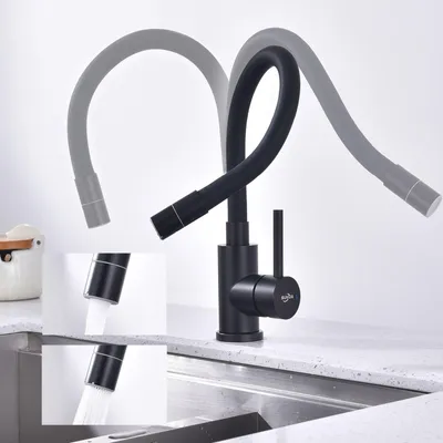 Immagine prodotto di Rubinetto da cucina flessibile con 2 getti d'acqua