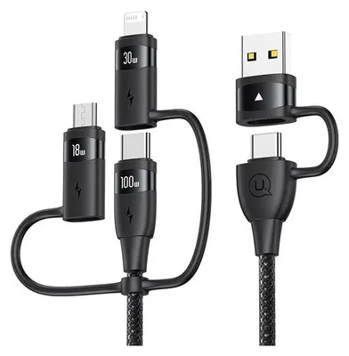 Obrázok produktu pre Kábel USAMS 3in2 100W 1.2M U85SJ645USB01