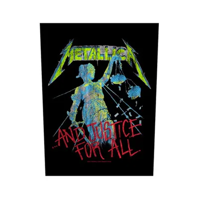 Produktbild von Metallica Rückenaufnäher And Justice For All Backpatch Aufnäher 29x35 cm