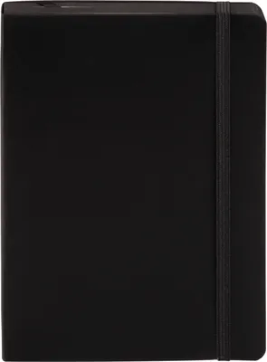 Produktbild von Notizbuch A5, Schwarz, glatter Einband