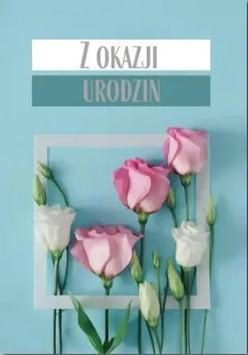 Zdjęcie produktu dla Kartka okolicznościowa Urodziny TS98 - Trend