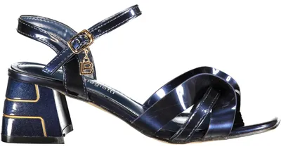 Produktbild von Damen-Sandale Blau mit verstellbarem Riemen und 5 cm Absatz