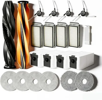 Produktbild von Zubehör für Dreame X50 Ultra Complete L40s Pro Ultra Wischpads X6; Staubbeutel X4; Filter HEPA X4; Hauptbürsten X2; Seitenbürsten X4 Ersatzteile