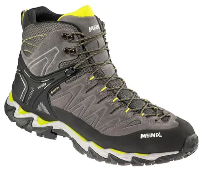 Zdjęcie produktu dla Meindl Lite Hike GTX 4692-31 buty turystyczne, męskie, mieszanka materiałów, antracyt/limonka - buty turystyczne outdoor męskie, szary, skóra/tekstylia (welur/siateczka)
