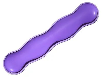 Obrázek produktu pro Ergonomická gelová podložka pod zápěstí pro klávesnici - fialová