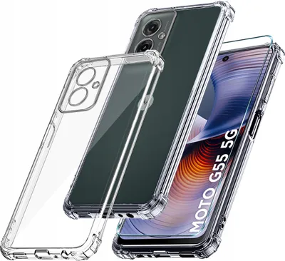 Obrázok produktu pre Motorola Moto G55 5G ANTI-SHOCK PRIEHĽADNÉ PUZDRO + 9H OCHRANNÉ SKLO