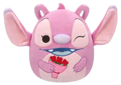 Produktbild von SQUISHMALLOWS Disney Stitch – Engel mit Blumenstrauß