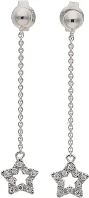 Produktbild von JuwelmaLux Ohrhänger Stern 925 Silber Zirkonia JL10-06-2684