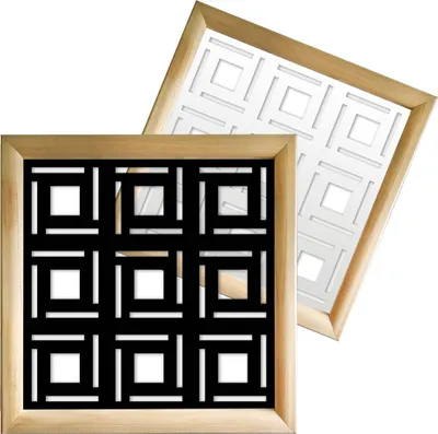 Immagine prodotto di 4SIDES - Moduli Decorativi in Legno e PVC 98x98 cm nero