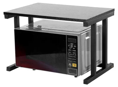 Productafbeelding van Magnetronhouder 2-laags opbergrek voor keuken aanrecht 57 x 38 x 38 cm