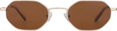 Immagine prodotto di Occhiali da sole ottagonali polarizzati con mini montatura in metallo stile vintage