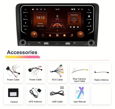 Obrázok produktu pre Autorádio – Auto rádio – Multimediálny prehrávač – GPS navigácia – Rádio DAB+ – 7-palcový dotykový displej