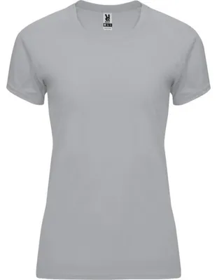 Productafbeelding van Roly - Dames T-shirt "Bahrain" - Sportmodel, korte mouwen, model PF4340 (maat M) (grijs)