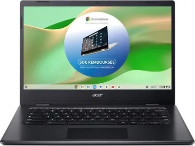 Image de Ordinateur portable Acer - Chromebook CBOA314-1H-C286 - Chrome OS - 14 pouces Full HD - Intel Celeron N4500 - RAM 4 Go - 128 Go eMMC - AZERTY