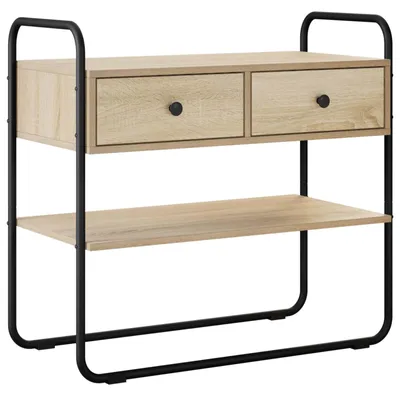 Obrázek produktu pro vidaXL Konzole Sonoma dub 100 x 40 x 75 cm dřevotřísková deska