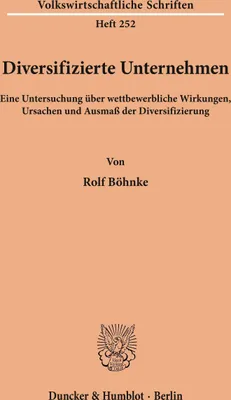 Produktbild von Diversifizierte Unternehmen.