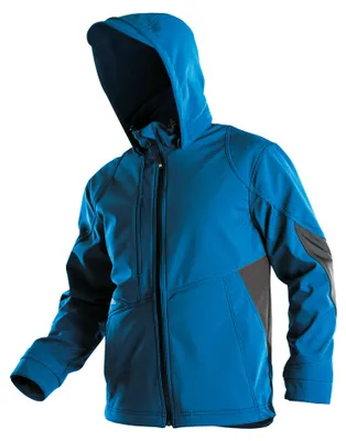 Productafbeelding van DASSY Softshelljas GRAVITY, maat S, blauw/anthraciet