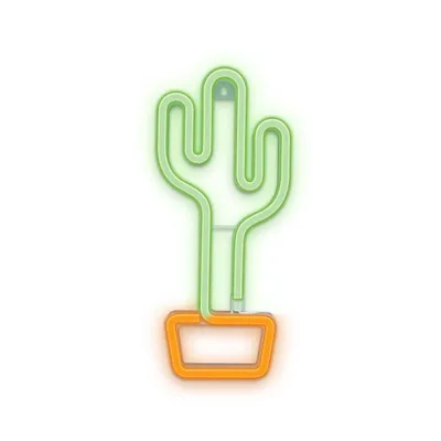 Obrázok produktu pre Dekoratívny LED neón Cactus green