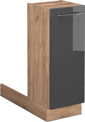Produktbild von Kücheninsel Vicco Fame-Line Anthrazit Hochglanz 30 cm ohne Arbeitsplatte, Model 38620