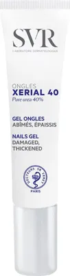A white tube of SVR Xerial 40 nail gel.