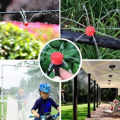 Produktbild von Bewässerungsset mit 88 Teilen – Tropfbewässerung, 40 Meter – Bewässerungssystem für den Garten – Mikrotropfsystem – Einfache Installation – Hochwertiger Gummi – Bewässerung für den Garten