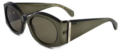 Produktbild von Ferragamo SF2008S Transparent khaki 55/22/140 Damen Sonnenbrillen