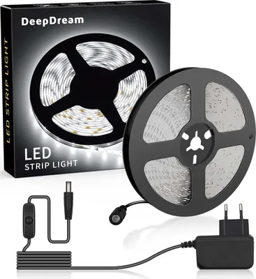 Immagine prodotto di Striscia Led 5m 5 Metri Impermeabile Interna Flessibile Bianco Caldo