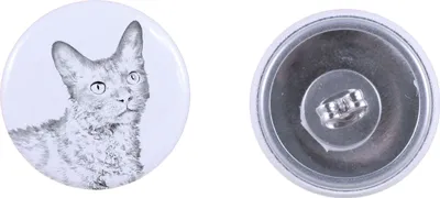 Produktbild von LaPerm Katze - Ohrringe mit geliebter Katze, eigenes Foto, perfektes Accessoire für Katzenliebhaber von der Marke Art.-Dog