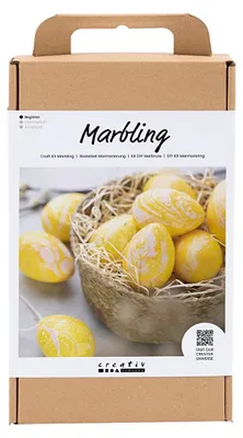 Zdjęcie produktu dla Zestaw kreatywny do marmurkowania Wielkanoc