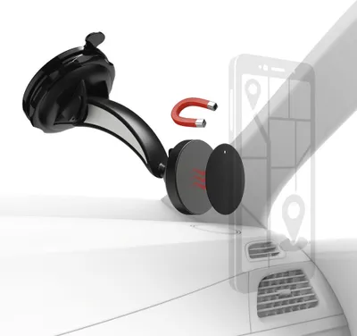 Produktbild von Uni-Smartphone-Halter "Magnet", mit Saugnapf (00178245)