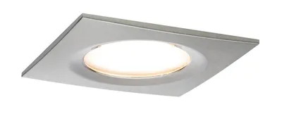 Produktbild von Paulmann Premium Einbauleuchten Set Coin Slim dimmbar eckig starr LED 1x6,8W 2700K 230V 51mm Eisen g/Alu