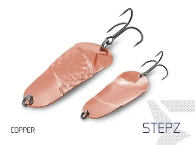 Immagine prodotto di DELPHIN STEPZ StripSCALE, esca a cucchiaino per pesci predatori, COPPER, 101004138