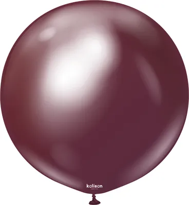 Zdjęcie produktu dla Balony lateksowe Mirror Burgundy, czerwony, 45 cm, 25 szt.