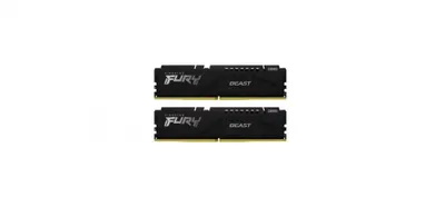 Two black RAM sticks are shown against a white background.