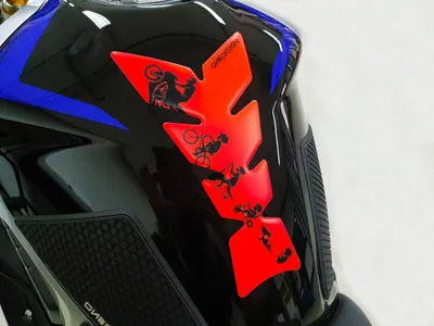 Image de ONEDESIGN Tankpad Matowy Fluo Czerwony