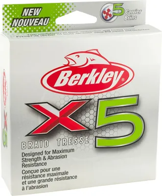 Produktbild von Berkley X5 Geflochtene Schnur 250 M Grün 0.400 mm Grün 0.400 mm